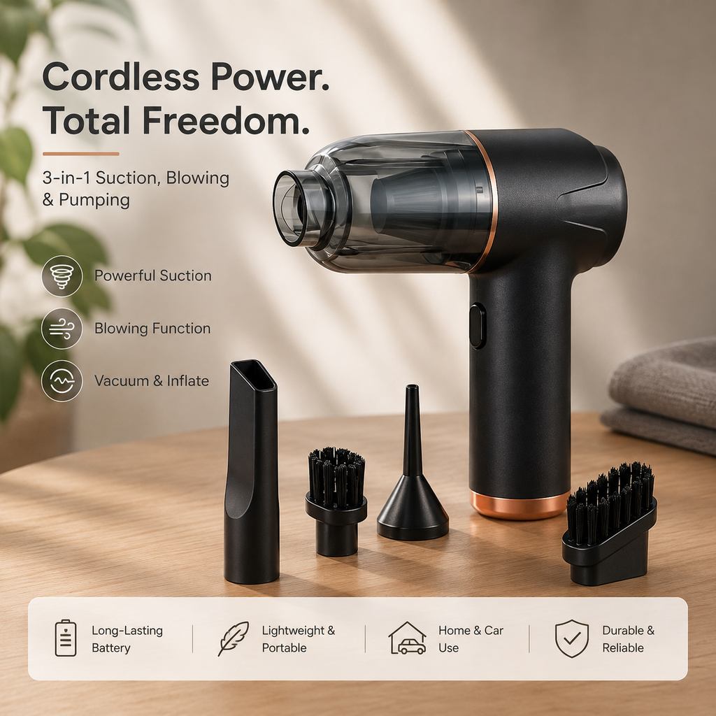 Car Mini Wireless Handheld Portable Vacuum Cleaner